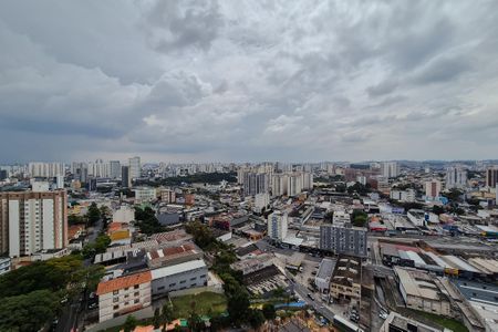Varanda da Sala - vista de apartamento à venda com 2 quartos, 54m² em Jardim Olavo Bilac, São Bernardo do Campo