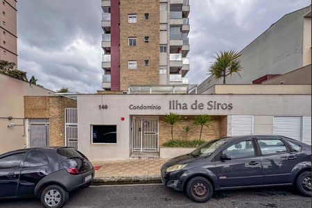 Apartamento à venda com 132m², 3 quartos e 3 vagasFachada e portaria
