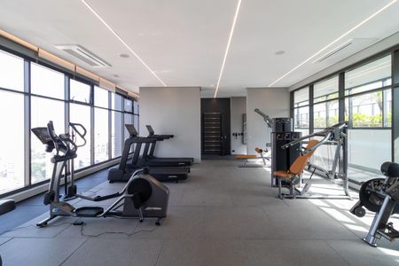 Studio para alugar com 28m², 1 quarto e sem vaga Studio para alugar com 28m², 1 quarto e sem vagaAcademia