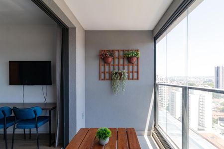 Varanda de kitnet/studio à venda com 1 quarto, 28m² em Pompeia, São Paulo