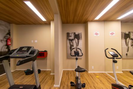 Apartamento para alugar com 33m², 2 quartos e sem vaga Apartamento para alugar com 33m², 2 quartos e sem vagaÁrea comum - Academia