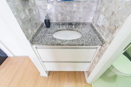 Apartamento para alugar com 46m², 1 quarto e 1 vagaDetalhe - Banheiro