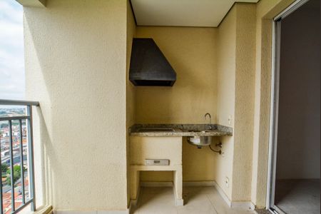 Varanda da Sala de apartamento à venda com 3 quartos, 83m² em Vila América, Santo André