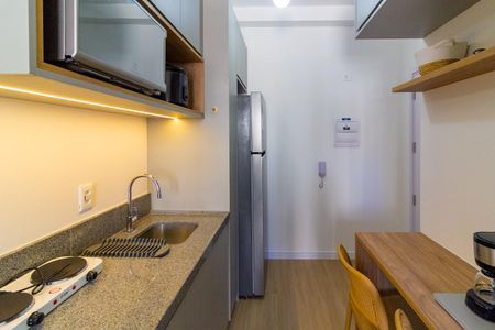 Studio para alugar com 25m², 1 quarto e sem vagaCozinha