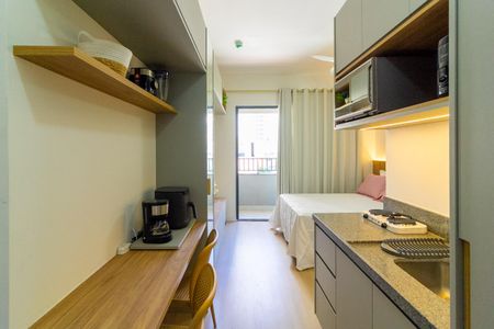 Studio para alugar com 25m², 1 quarto e sem vagaCozinha