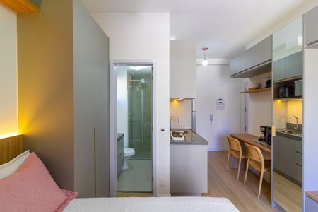 Studio para alugar com 25m², 1 quarto e sem vagaQuarto