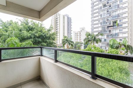 Varanda de kitnet/studio para alugar com 1 quarto, 26m² em Vila Olímpia, São Paulo