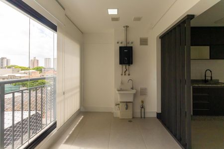 Varanda e Área de Serviço de apartamento à venda com 2 quartos, 55m² em Tatuapé, São Paulo
