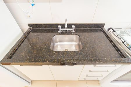 Apartamento para alugar com 40m², 1 quarto e 1 vaga Apartamento para alugar com 40m², 1 quarto e 1 vagaDetalhe - Cozinha