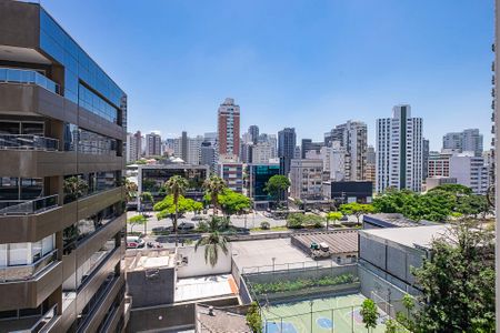 Sala/Quarto - Vista de kitnet/studio para alugar com 1 quarto, 40m² em Jardim America, São Paulo