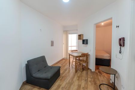 Sala de apartamento para alugar com 1 quarto, 32m² em Bela Vista, São Paulo