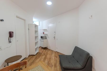 Sala de apartamento para alugar com 1 quarto, 32m² em Bela Vista, São Paulo
