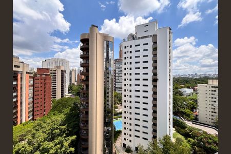 Vista de apartamento à venda com 3 quartos, 242m² em Indianópolis, São Paulo