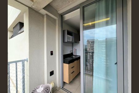 Studio para alugar com 21m², 1 quarto e sem vagaVaranda
