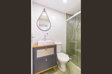 Banheiro de apartamento à venda com 1 quarto, 25m² em Vila Prudente, São Paulo