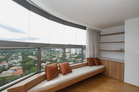 Sala de apartamento para alugar com 1 quarto, 75m² em Pinheiros, São Paulo