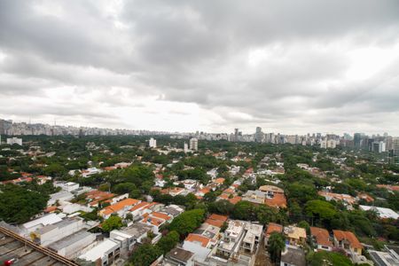 Vista da Sala  de apartamento para alugar com 1 quarto, 75m² em Pinheiros, São Paulo