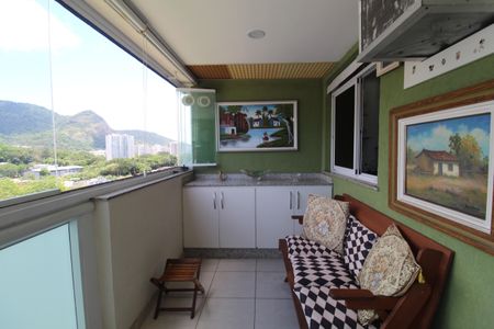 Sala - Varanda de apartamento à venda com 2 quartos, 66m² em Recreio dos Bandeirantes, Rio de Janeiro