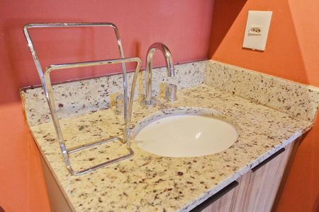 Studio para alugar com 40m², 1 quarto e 1 vaga Studio para alugar com 40m², 1 quarto e 1 vagaBanheiro