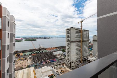 Varanda da Sala de apartamento à venda com 2 quartos, 43m² em Santo Cristo, Rio de Janeiro