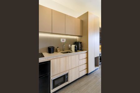 Studio à venda com 28m², 1 quarto e sem vaga Studio à venda com 28m², 1 quarto e sem vagaCozinha