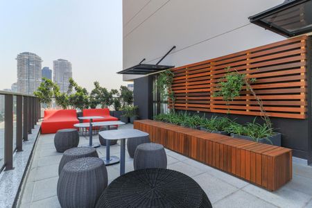 Studio à venda com 28m², 1 quarto e sem vaga Studio à venda com 28m², 1 quarto e sem vagaÁrea comum - Terraço