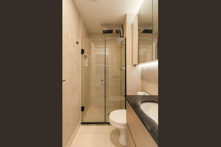 Studio à venda com 28m², 1 quarto e sem vaga Studio à venda com 28m², 1 quarto e sem vagaBanheiro