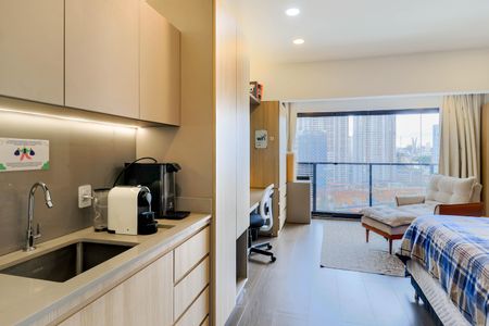 Studio à venda com 28m², 1 quarto e sem vaga Studio à venda com 28m², 1 quarto e sem vagaCozinha