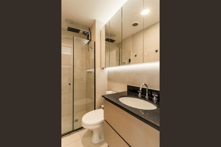 Studio à venda com 28m², 1 quarto e sem vaga Studio à venda com 28m², 1 quarto e sem vagaBanheiro