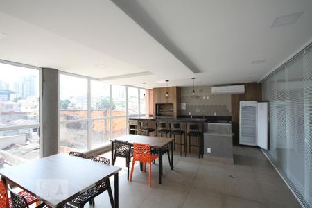 Apartamento à venda com 41m², 1 quarto e 1 vagaChurrasqueira