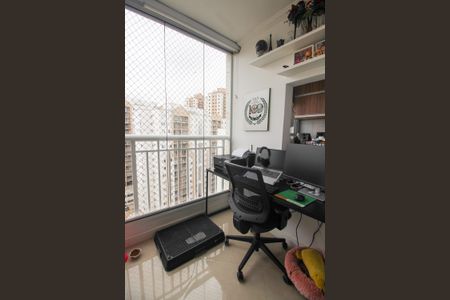 Varanda da Sala de apartamento à venda com 2 quartos, 58m² em Jardim Henriqueta, Taboão da Serra