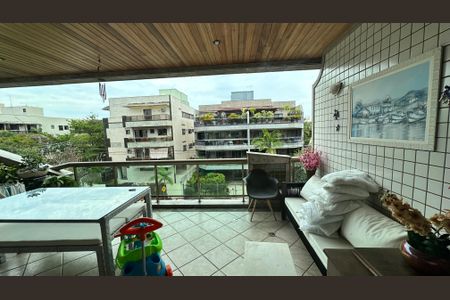 Varanda de apartamento à venda com 3 quartos, 118m² em Recreio dos Bandeirantes, Rio de Janeiro