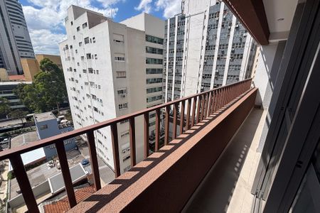 varanda Studio de apartamento à venda com 1 quarto, 27m² em Jardins, São Paulo