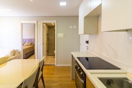 Apartamento para alugar com 34m², 2 quartos e sem vagaCozinha Americana