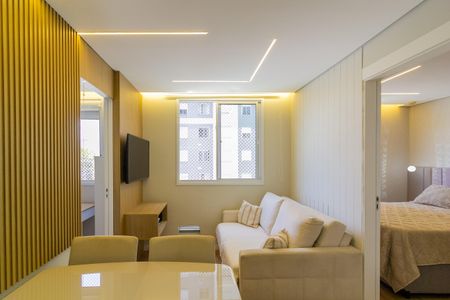 Sala de apartamento para alugar com 2 quartos, 34m² em Santo Amaro, São Paulo