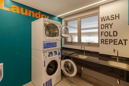 Apartamento para alugar com 49m², 1 quarto e 1 vaga Apartamento para alugar com 49m², 1 quarto e 1 vagaÁrea comum - Lavanderia