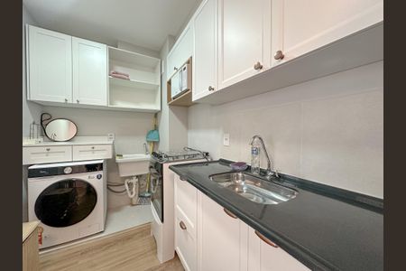 Sala/Cozinha de apartamento para alugar com 2 quartos, 38m² em Barra Funda, São Paulo