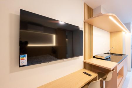 Studio para alugar com 32m², 1 quarto e sem vagaSala/Quarto