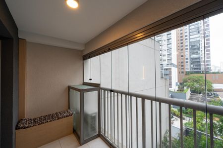 Studio para alugar com 32m², 1 quarto e sem vagaVaranda