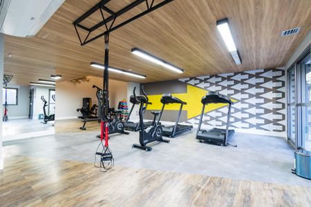 Studio para alugar com 32m², 1 quarto e sem vagaAcademia