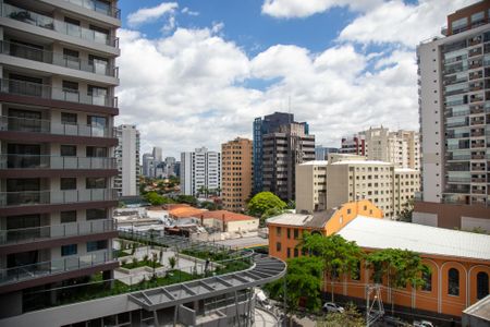 Vista da Sala de apartamento à venda com 2 quartos, 92m² em Jardim das Acacias, São Paulo