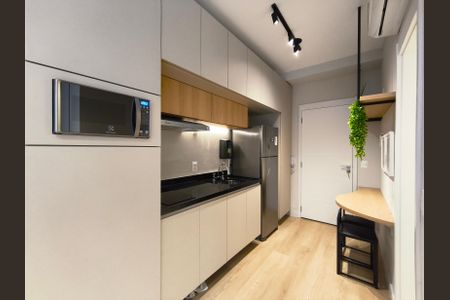 Studio para alugar com 24m², 1 quarto e sem vaga Studio para alugar com 24m², 1 quarto e sem vagaCozinha