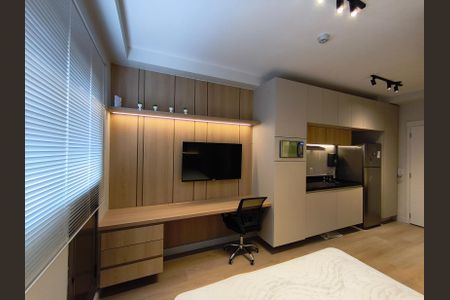 Studio para alugar com 24m², 1 quarto e sem vaga Studio para alugar com 24m², 1 quarto e sem vagaQuarto