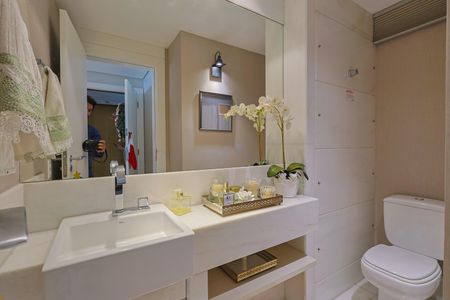 Lavabo de apartamento à venda com 4 quartos, 195m² em Sion, Belo Horizonte