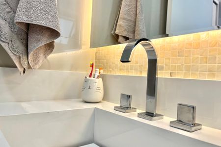 Apartamento à venda com 127m², 3 quartos e 3 vagas Apartamento à venda com 127m², 3 quartos e 3 vagasBanheiro da Suíte 3