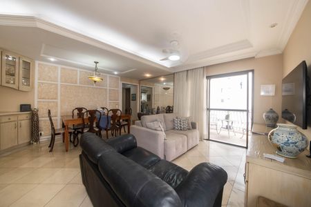 Sala de apartamento à venda com 3 quartos, 116m² em Brooklin Novo, São Paulo