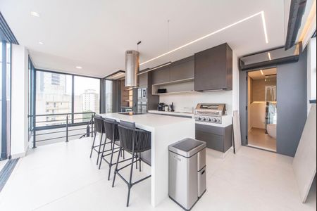 Apartamento à venda com 108m², 1 quarto e 1 vagaCobertura e Área Gourmet