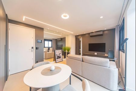 Sala de apartamento à venda com 1 quarto, 108m² em Jardim Bela Vista, Santo André