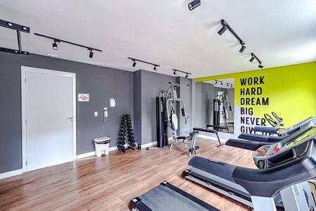 Área comum - Academia de apartamento para alugar com 1 quarto, 18m² em Vila Santo Estefano, São Paulo