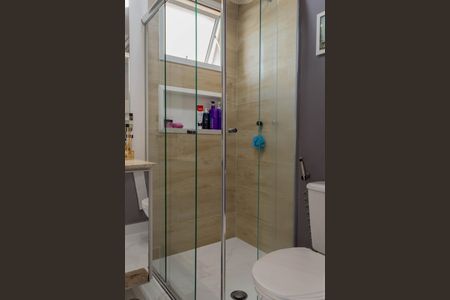 Banheiro da Suíte 1 de apartamento à venda com 2 quartos, 80m² em Centro, São Bernardo do Campo